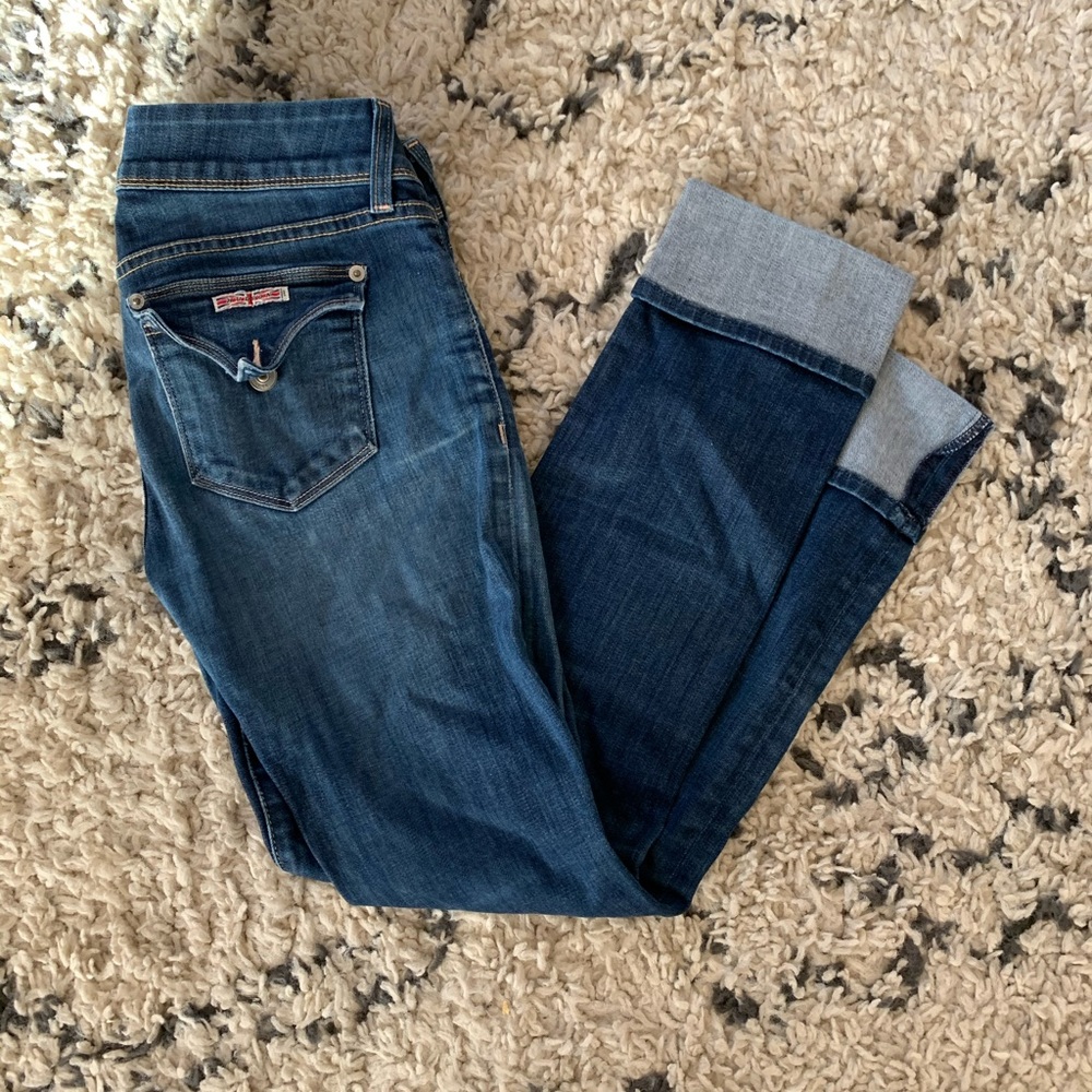 Hudson cuff jeans